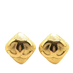 シャネル ヴィンテージ ココマーク スクエア ゴールド メッキ レディース CHANEL【222-90954】