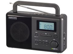 ラジオ AudioComm CDプレーヤー ラジオ FM RCR-500Z-K - メルカリ