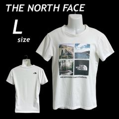 THE NORTH FACE ザ・ノースフェイス メンズ 半袖カットソー L Tシャツ フォトプリント ロゴ NT31715 ゴールドウイン ホワイト系 (E044)★