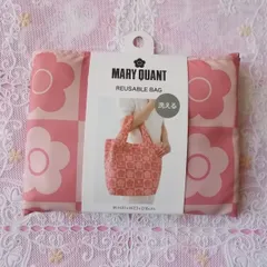 マリークワント MARY QUANT 洗えるエコバッグ REUSABLE BAG デイジー・ピンク