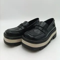 CHARLES&KEITH チャールズアンドキース 厚底 ローファー ブラック CHARLES & KEITH メタリックアクセント チャンキー