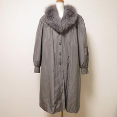 極美品】EMBA 毛皮 ファー トレンチコート ライナー付き - メルカリ