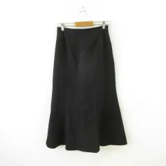 ローリーズファーム LOWRYS FARM マーメイドスカート ロング 黒 M *A64