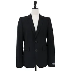 DSQUARED2 ディースクエアード ジャケット ブラック 黒 サイズ:38(M) ウール 2B テーラード ジャケット / シングル ロゴ プリント アウター ブレザー 上着【レディース】のサムネイル