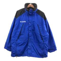 Columbia コロンビア ナイロン マウンテンパーカー アウトドア ブルー (メンズ XL) 中古 古着 Q8900