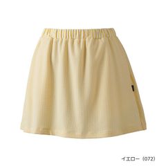 prince プリンス スカート テニスウェア レディース (WS5315) イエロー(072) 25SS