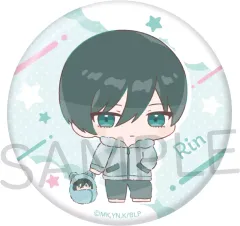 【中古】バッジ・ビンズ 糸師凛 「ブルーロック トレーディング缶バッジ くるみパジャマ ミニキャラver.」