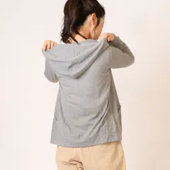 ☆ 09.杢グレー ☆ Lサイズ ☆ 無地 UVパーカー パーカー レディース 薄手 レディースパーカー アウター フードあり UVパーカー 長袖 ジップアップ 無地 シンプル ナチュラル おしゃれ トップス 女性 大人 快適 アウトドア キャンプ スポーツ