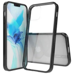 iPhone12 ケース iPhone12 Pro アイフォン12 プロ  耐衝撃 ハイブリット クリア ケース 【Color】 ブラック