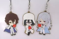 【中古】ストラップ(キャラクター) [単品] 集合 アニメ描き下ろしラバーストラップ3種セット 「Blu-ray/DVD 文豪ストレイドッグス DEAD APPLE アニメイト限定版 双黒EDITION 1/双黒EDITION 2」 同梱特典