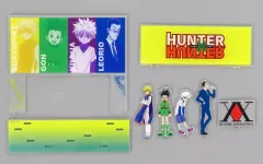 【中古】アクリルスタンド・アクリルパネル ゴン＝フリークス＆キルア＝ゾルディック＆クラピカ＆レオリオ＝パラディナイト(背景カラフル) ビッグアクリルスタンド 「HUNTER×HUNTER×しまむら」 オンラインストア限定