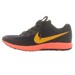 ナイキ NIKE AIR ZOOM SPEED RIVAL 6 エア ズーム スピード ライバル 6 スニーカー ランニングシューズ メッシュ ローカット ロゴ US8.5 26.5㎝ 紺 ネイビー 黄 イエロー 880553-480 /IR ■GY11のサムネイル