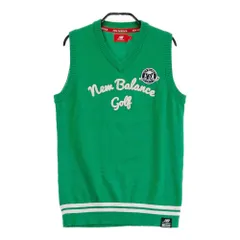 サイズ：1 NEW BALANCE GOLF ニューバランス  Vネック ニットベスト  グリーン系 [240101421568] ゴルフウェア レディース ストスト