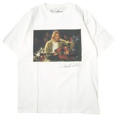 KURT COBAIN x 10 CULTURE カートコバーン テンカルチャー 22SS 別注 日本製 BIG PHOTO T ビッグフォトTシャツ GMM70550 M WHITE 半袖 トップス g22722