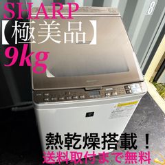 2022年製 SHARP 最上位モデル 左開き グラストップ 極美品 洗濯機