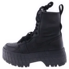 NIKE (ナイキ) AIR JORDAN 1 BROOKLYN エア ジョーダン 1 ブルックリン ハイカット スニーカー ブーツ 厚底 ブラック レディース US5/22cm FJ5737-001