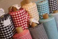 2m 販売　先染め　ギンガムチェック　ハギレ　生地