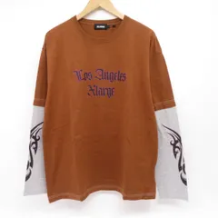 X-LARGE エクストララージ TRIBAL LAYERED L/S TEE 長袖Ｔシャツ 101213011025 Lサイズ ※中古