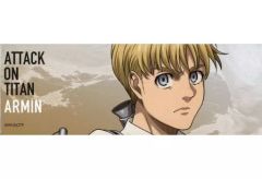 [중고] 배지 핀즈 아르민 알레르트 (업) [진격의 거인 The Final Season POP UP 기획전"지명 소리" at baseyard tokyo 트레이딩 롱 스퀘어 캔버지 BYT 일러스트]