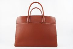 【超美品】HERMES エルメス ホワイトバスGM アルデンヌ ブラウン系 ハンドバッグ 【QL67】