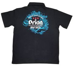 新品未使用 オリオンビール ポロシャツ 黒 泡乗りジンベエ S～XL Tシャツ