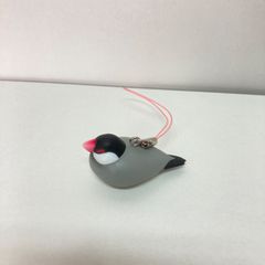 M0614H 文鳥　ストラップ　文鳥　ガチャ　かわいい　長期保管品　中古