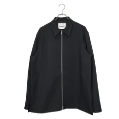 最終価格　ジルサンダーネイビー　ジャンパー Jil Sander ジップアップ ボンバージャケット | ブルー