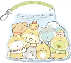 【中古】財布・パスケース B.こいぬといぬごっこ まいごふだ入りパスケース 「すみっコぐらし」