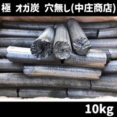 極 オガ備長炭 穴無しオガ炭 10kg (中国産)　北海道・沖縄以外送料無料