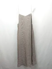 ◇ ⊂ URBAN RESEARCH アーバンリサーチ ロング キャミワンピース サイズF チャコールグレー レディース E  【1505290044158】