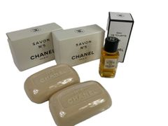 미사용 샤넬 CHANEL No.5 사본 비누 75g × 2 / 오드 트와레 병 19ml 세트 무료 배송