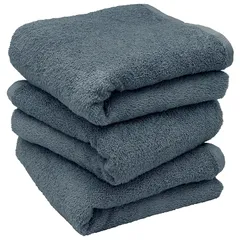 hiorie(ヒオリエ) ミニバスタオル 日本製 ホテルスタイルタオル 3枚セット クラウドブルー 50×100cm 無地 瞬間吸水 小さめ タオル セット 耐久性 綿100% 【選べる18色】 泉州タオル 0