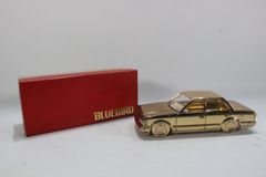 昭和レトロ/BULEBIRD/日産/金メッキ/オルゴール付きシガレットケース