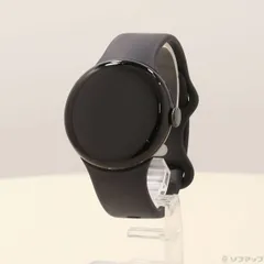 〔中古品〕 Google Pixel Watch2 LTE Matte Blackアルミケース／Obsidianアクティブバンド GA05025-GB【269】