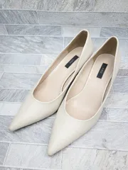 ◇ EVOL イーボル ヒール パンプス サイズ23.5cm ライトベージュ系 レディース P  【1405290009969】