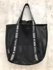 美品 WEEKEND(ER) ウィークエンダー ユニセックス 2way メッシュ トート バッグ 黒 ■■ メンズ