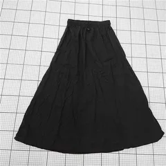 ◇ ⊂ ZARA ザラ ナイロン ロング丈 フレア スカート サイズEUR XS USA XS MEX 24 ブラック系 レディース E  【1509300009823】