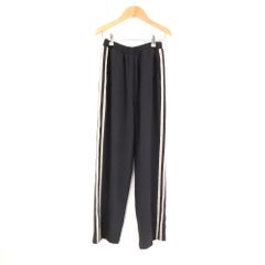 美品 Spick&Span スピック＆スパン 25-030-200-9050-1-0 サテンライン トラックパンツ 36 トリアセテート他 ズボン レディース AC1549A30 【中古】