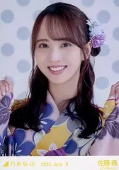【中古】生写真(乃木坂46) 佐藤楓/バストアップ・浴衣/「乃木坂46 2022.July-II」会場限定ランダム生写真