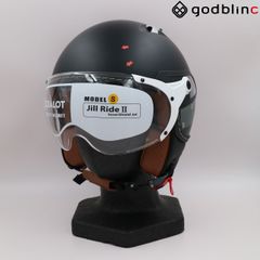 ZEALOT　ジルライド2 インナーシールドジェット　MATT BLACK/GRAY　Sサイズ※女性・こどもベース　JR0018 ジェットヘルメット