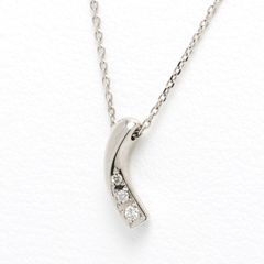 ヨンドシー / 4℃　ネックレス　K18WG　ダイヤモンド 3P　39.8cm 【中古】 商品番 A-157961
