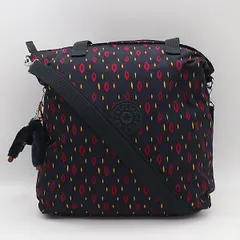 良品 キプリング ストラップ付 2WAY ブラック系 ナイロン ハンド/ショルダーバッグ レディースバッグ KTR 2000000 NSK