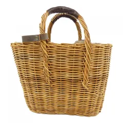 ebagos ブレードミニバッグ NATURAL エバゴス　完売品♡最終お値下げ ebagos 牛ソフト 籐付きミニ財布 BLACKエバゴス | マドリガル