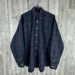 OLD DOCKERS 90s ドッカーズ 長袖 ボタンダウン チェック シャツ メンズ US M サイズ