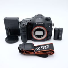 【美品/ショット数20289】SONY α99 デジタル一眼レフカメラ SLT-A99V ストラップ/ボディキャップ/充電器/バッテリー付き