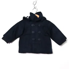 ギャップ ピーコート 中綿入りジャンパー アウター ベビー 男の子用 6-12monthサイズ ネイビー GAP 【中古】