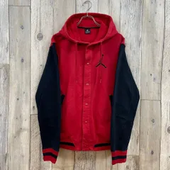 JORDAN ジョーダン NIKE 裏起毛 スウェット ボタン パーカー M