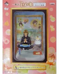 【中古】フィギュア 夏目貴志＆ニャンコ先生 「一番くじ 夏目友人帳トリビュートギャラリー～まんぷく絵巻～」 A賞 トリビュートフィギュア 