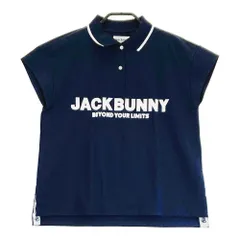 サイズ：1 JACK BUNNY ジャックバニー 2022年モデル 半袖ポロシャツ  ネイビー系 [240101350563]# ゴルフウェア レディース ストスト