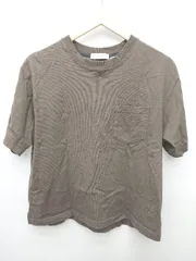 ◇ ⊂ A day in the life UNITED ARROWS 胸ポケット 半袖 Tシャツ カットソー ブラウン レディース P  【1409090029776】